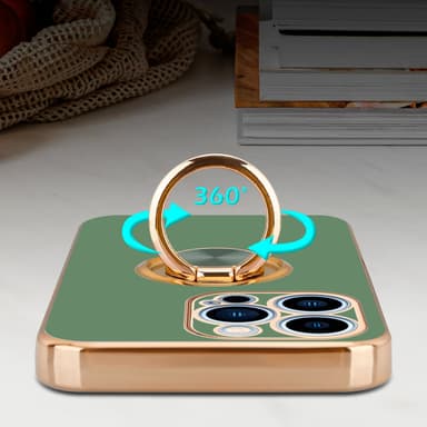 iPhone 13 PRO Skal Fodral Case (Grön)