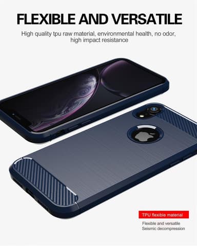 iPhone XR Skal Fodral Case (Blå)