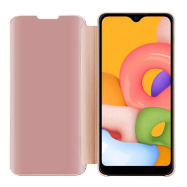 Samsung Galaxy A01 Plånboksfodral Skal (Rosa)