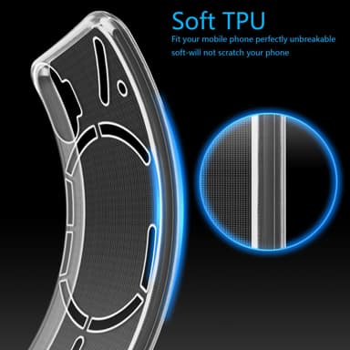 Nothing Phone (1) Skal Fodral Case (Transparent)