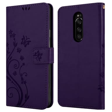 Sony Xperia 1 / Xperia XZ4 Plånboksfodral Skal (Lila)