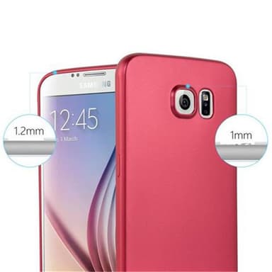 Skal Samsung Galaxy S6 Fodral Case (Röd)