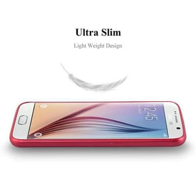 Skal Samsung Galaxy S6 Fodral Case (Röd)