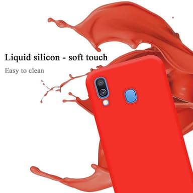 Samsung Galaxy A40 Skal Fodral Case (Röd)