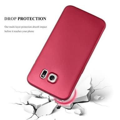 Skal Samsung Galaxy S6 Fodral Case (Röd)