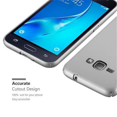 Samsung Galaxy J1 2016 Skal Fodral Case (Silver)