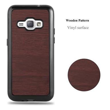 Samsung Galaxy J1 2016 Skal Fodral Case (Brun)