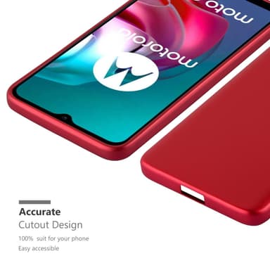 Skal Motorola MOTO G10 / G30 Fodral Case (Röd)