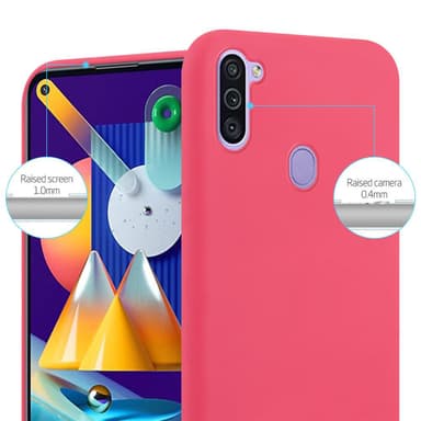 Skal Samsung Galaxy A11 / M11 Fodral Case (Röd)