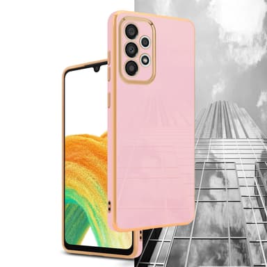 Samsung Galaxy A33 5G Skal Fodral Case (Rosa)