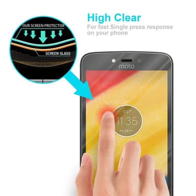 Motorola MOTO C Skyddsglas Skyddsfilm Skärmskydd