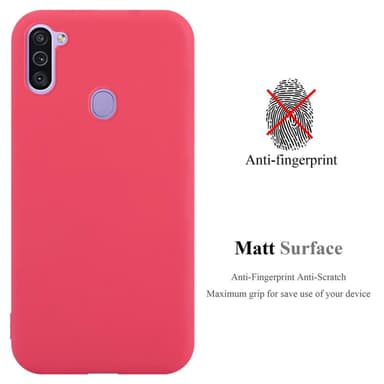 Skal Samsung Galaxy A11 / M11 Fodral Case (Röd)