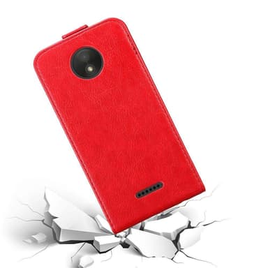 Motorola MOTO C PLUS Flipfodral Skal (Röd)