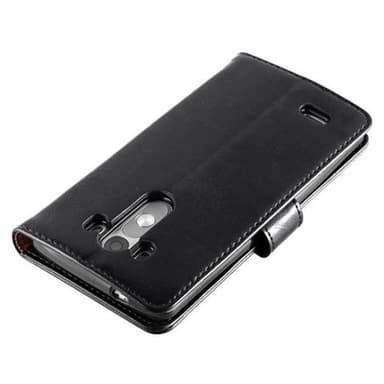LG G3 Plånboksfodral Skal (Svart)