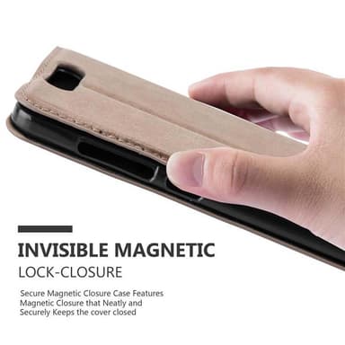 ZTE Blade V8 Skal Fodral Case (Brun)
