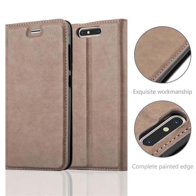 ZTE Blade V8 Skal Fodral Case (Brun)