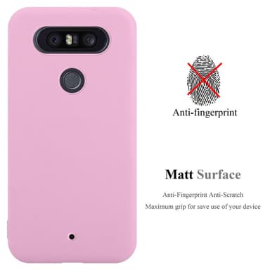 Skal LG Q8 Fodral Case (Rosa)