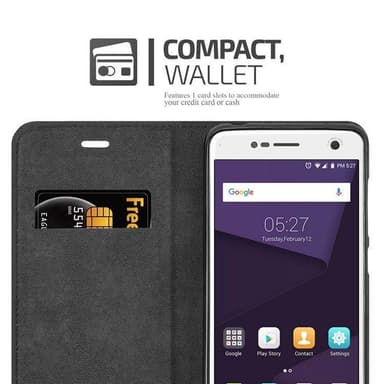 ZTE Blade V8 Skal Fodral Case (Brun)