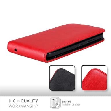 Motorola MOTO C PLUS Flipfodral Skal (Röd)