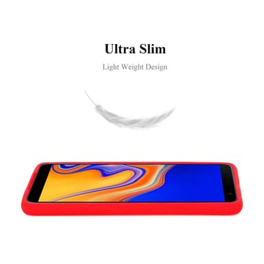 Skal Samsung Galaxy J4 PLUS Fodral Case (Röd)