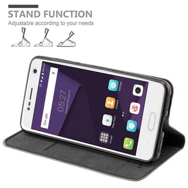 ZTE Blade V8 Skal Fodral Case (Brun)