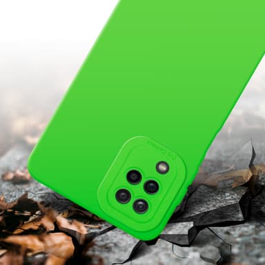 Samsung Galaxy A12 / M12 Skal Fodral Case (Grön)