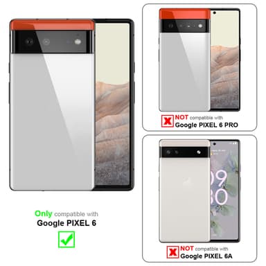 Google PIXEL 6 Skal Fodral Case (Transparent)