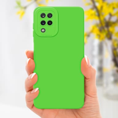 Samsung Galaxy A12 / M12 Skal Fodral Case (Grön)