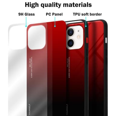 iPhone 12 MINI Skal Fodral Case (Svart)