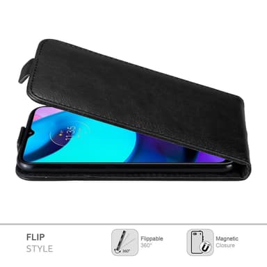 Motorola MOTO E20 / E30 / E40 Flipfodral Skal (Svart)