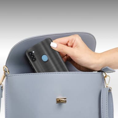 Samsung Galaxy A11 / M11 Skal Fodral Case (Svwart)