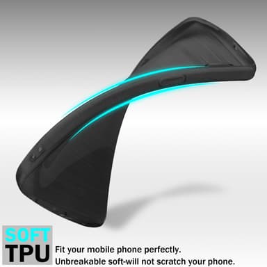 Samsung Galaxy A11 / M11 Skal Fodral Case (Svwart)