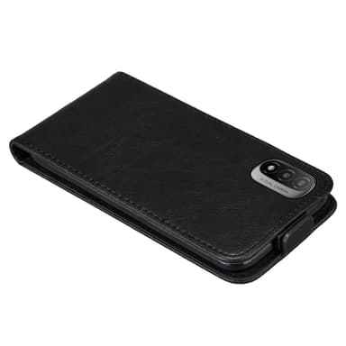 Motorola MOTO E20 / E30 / E40 Flipfodral Skal (Svart)