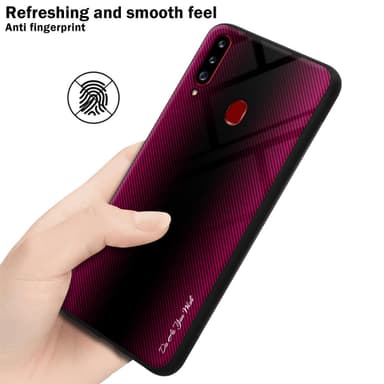 Samsung Galaxy A20s Skal Fodral Case (Rosa)
