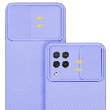 Skal Samsung Galaxy A22 4G Fodral Case (Lila)