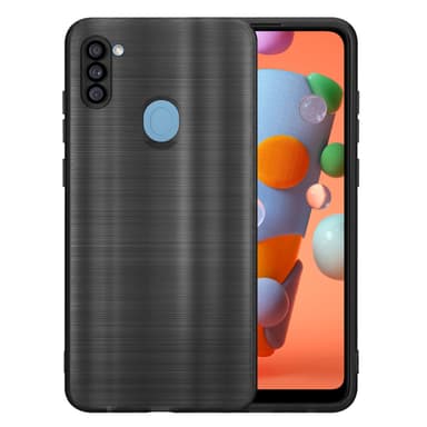 Samsung Galaxy A11 / M11 Skal Fodral Case (Svwart)