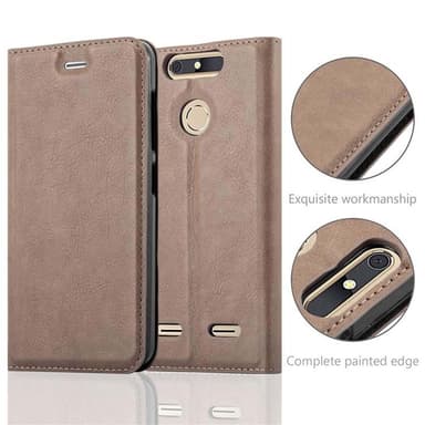 ZTE Blade V8 MINI Skal Fodral Case (Brun)