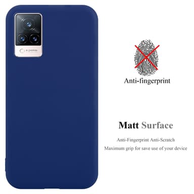Skal Vivo V21 4G / 5G Fodral Case (Blå)