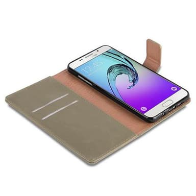 Samsung Galaxy A5 2016 Plånboksfodral Skal (Brun)