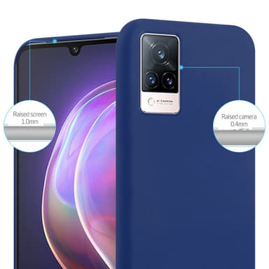 Skal Vivo V21 4G / 5G Fodral Case (Blå)