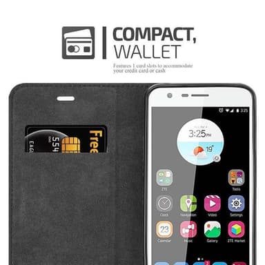ZTE Blade V8 MINI Skal Fodral Case (Brun)