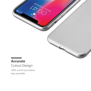 Skal iPhone X / XS Fodral Case (Silver)