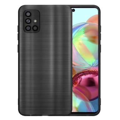 Samsung Galaxy A71 4G Skal Fodral Case (Svwart)