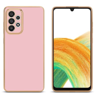 Samsung Galaxy A33 5G Skal Fodral Case (Rosa)