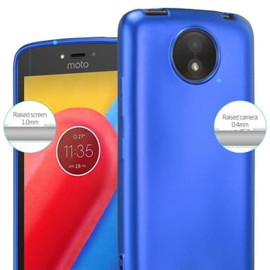 Skal Motorola MOTO C PLUS Fodral Case (Blå)