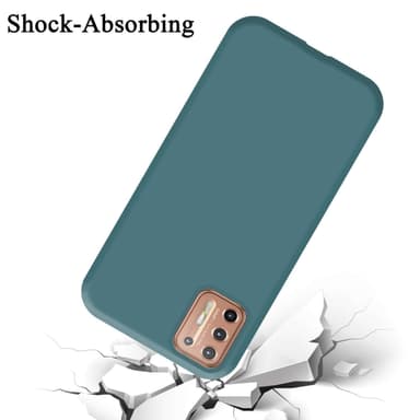Motorola MOTO G9 PLUS Skal Fodral Case (Grön)