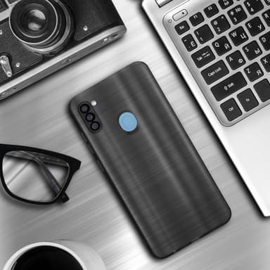 Samsung Galaxy A11 / M11 Skal Fodral Case (Svwart)