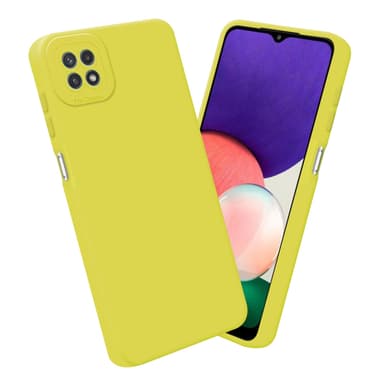 Samsung Galaxy A22 5G Skal Fodral Case (Gul)