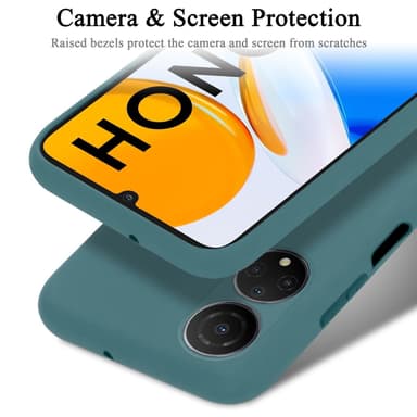 Honor X7 Skal Fodral Case (Grön)