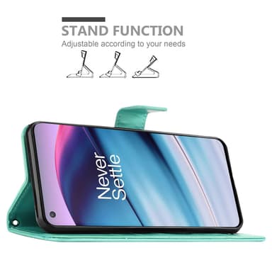 OnePlus Nord CE 5G Plånboksfodral Skal (Turkos)